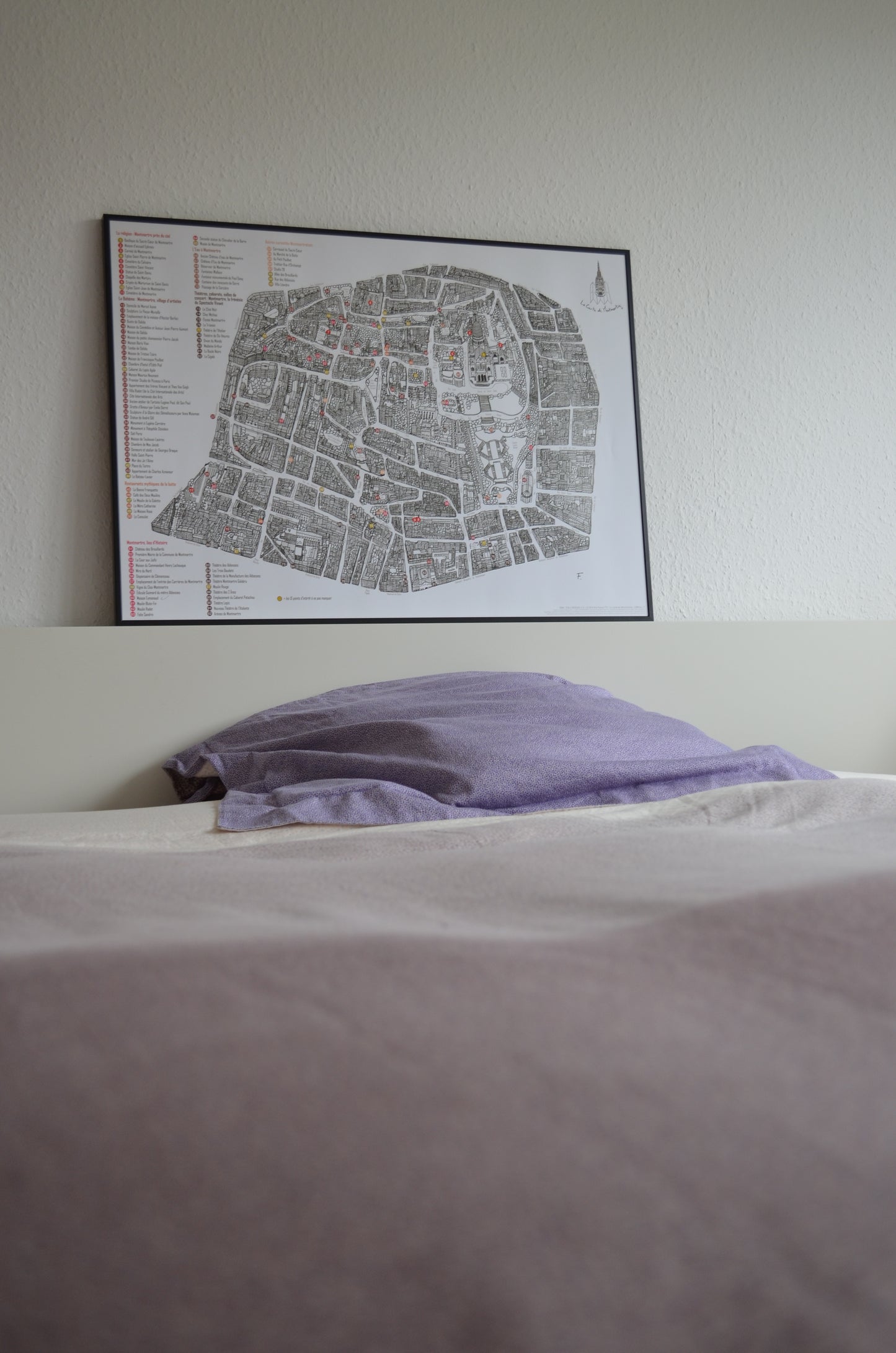 The Map of Montmartre - The Poster