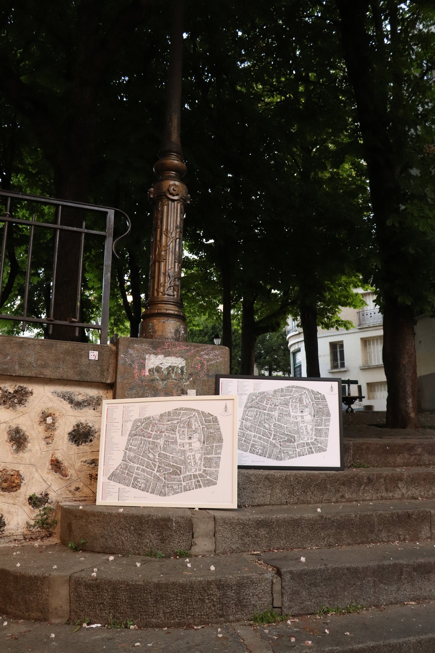 The Map of Montmartre - The Poster