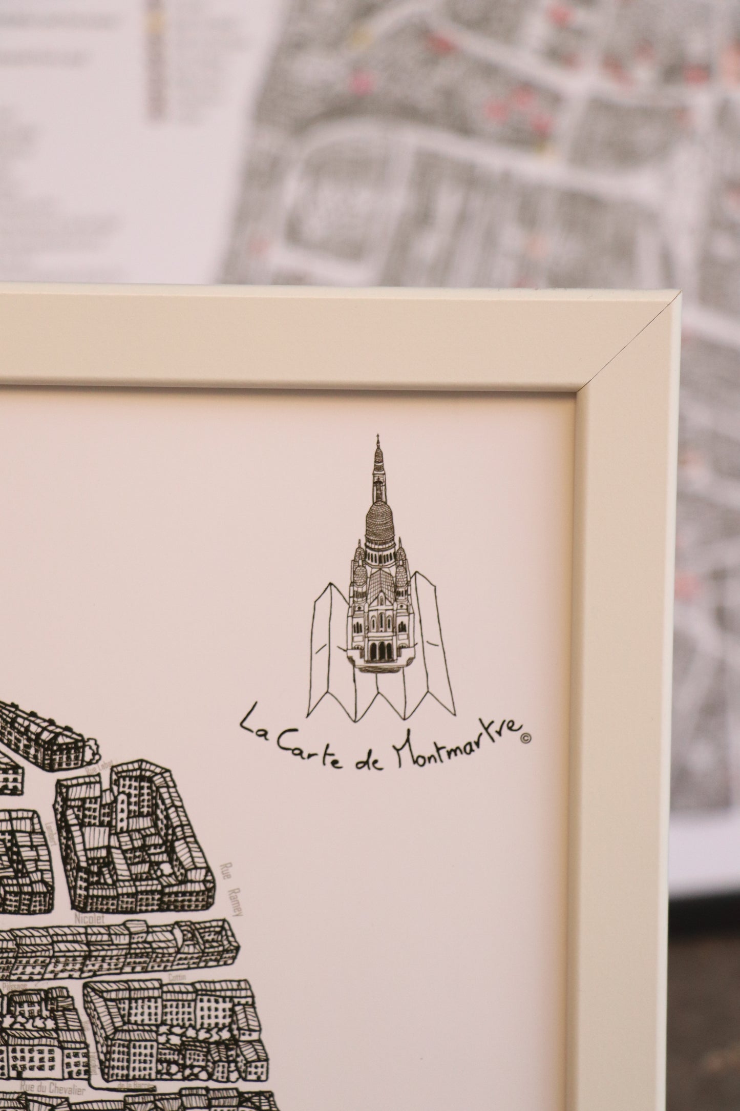 The Map of Montmartre - The Poster