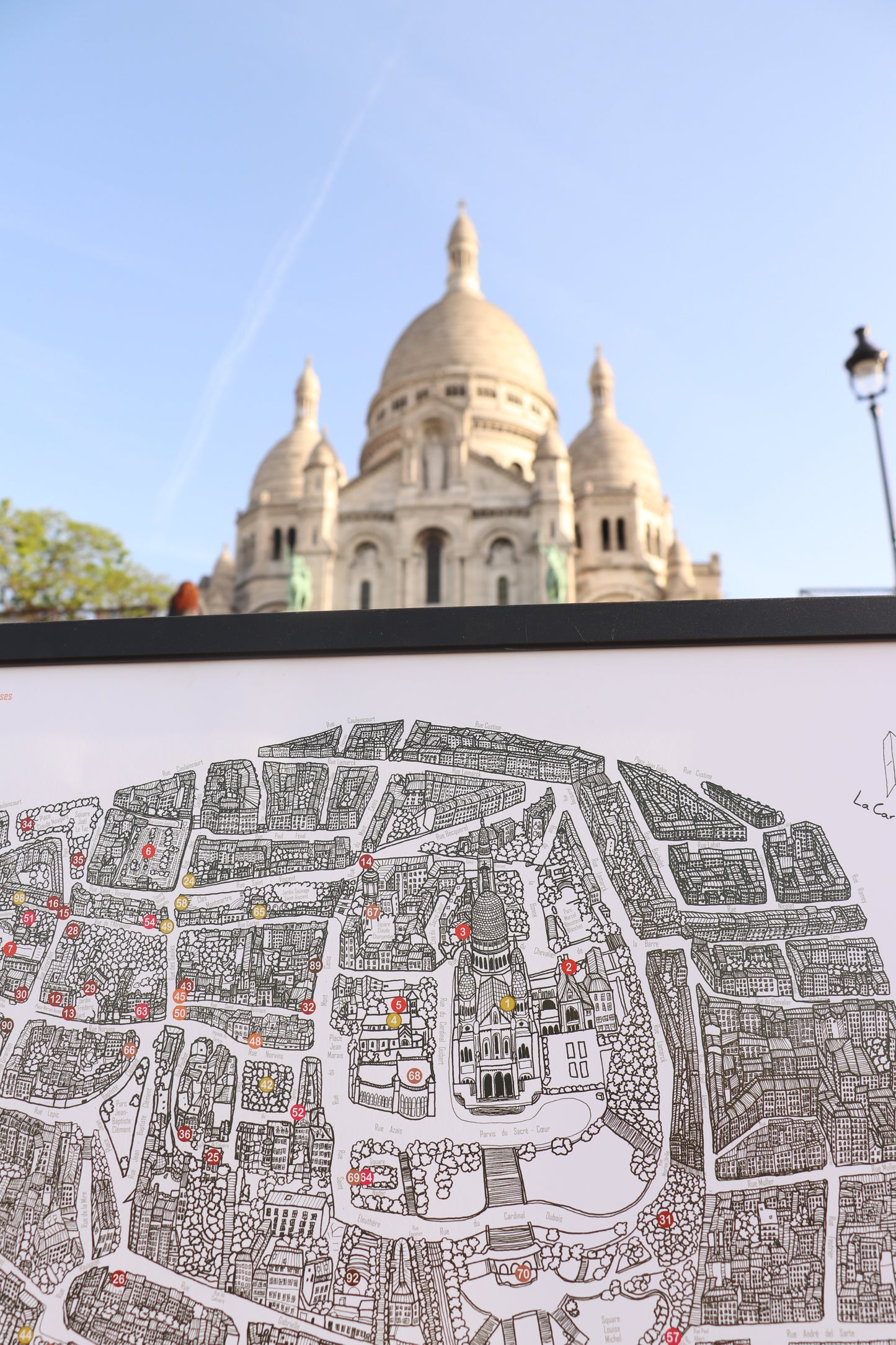The Map of Montmartre - The Poster