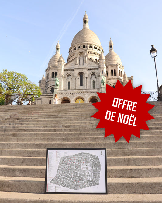 La Carte de Montmartre - L'Affiche