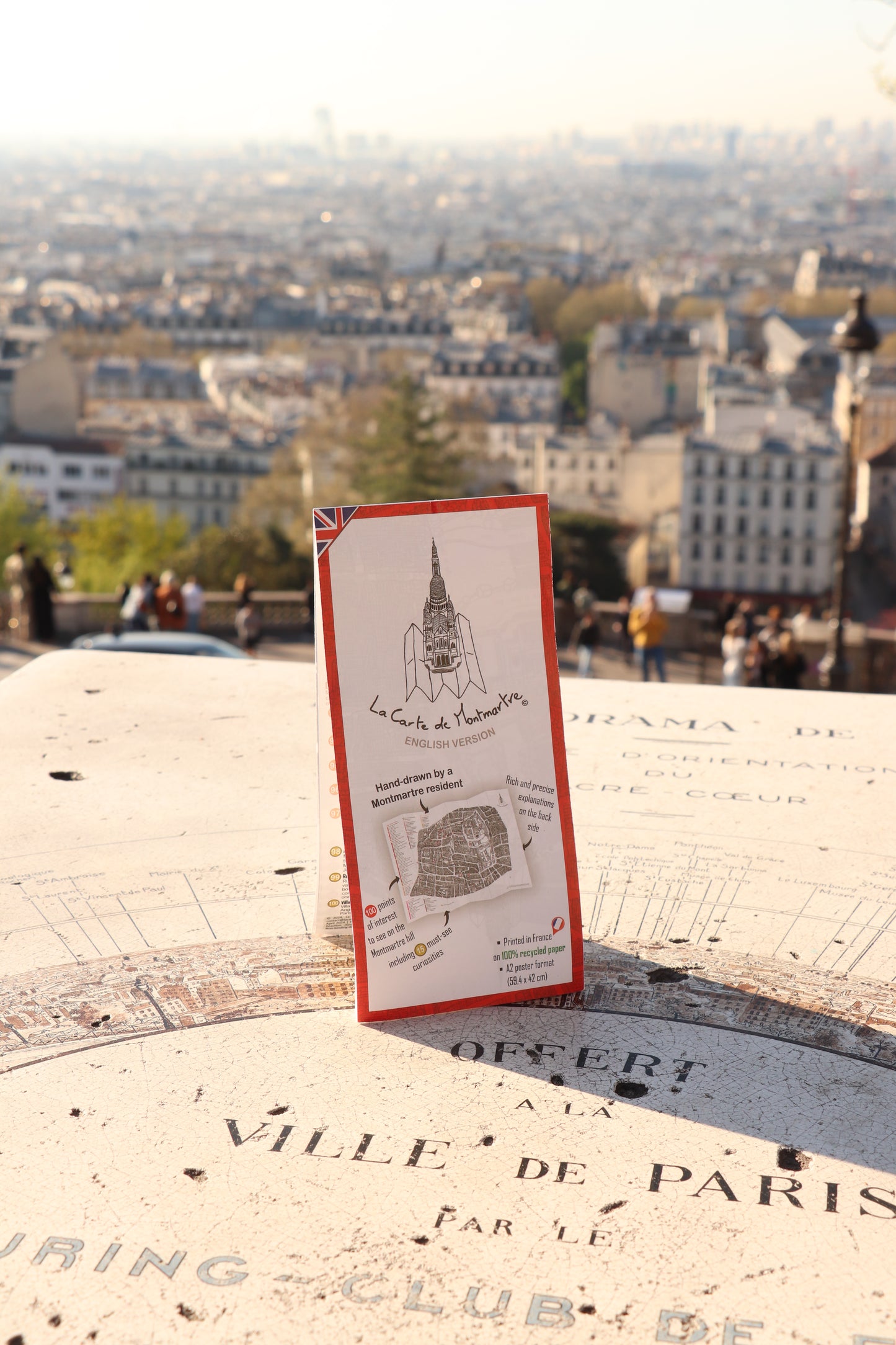 The Map of Montmartre - English Version