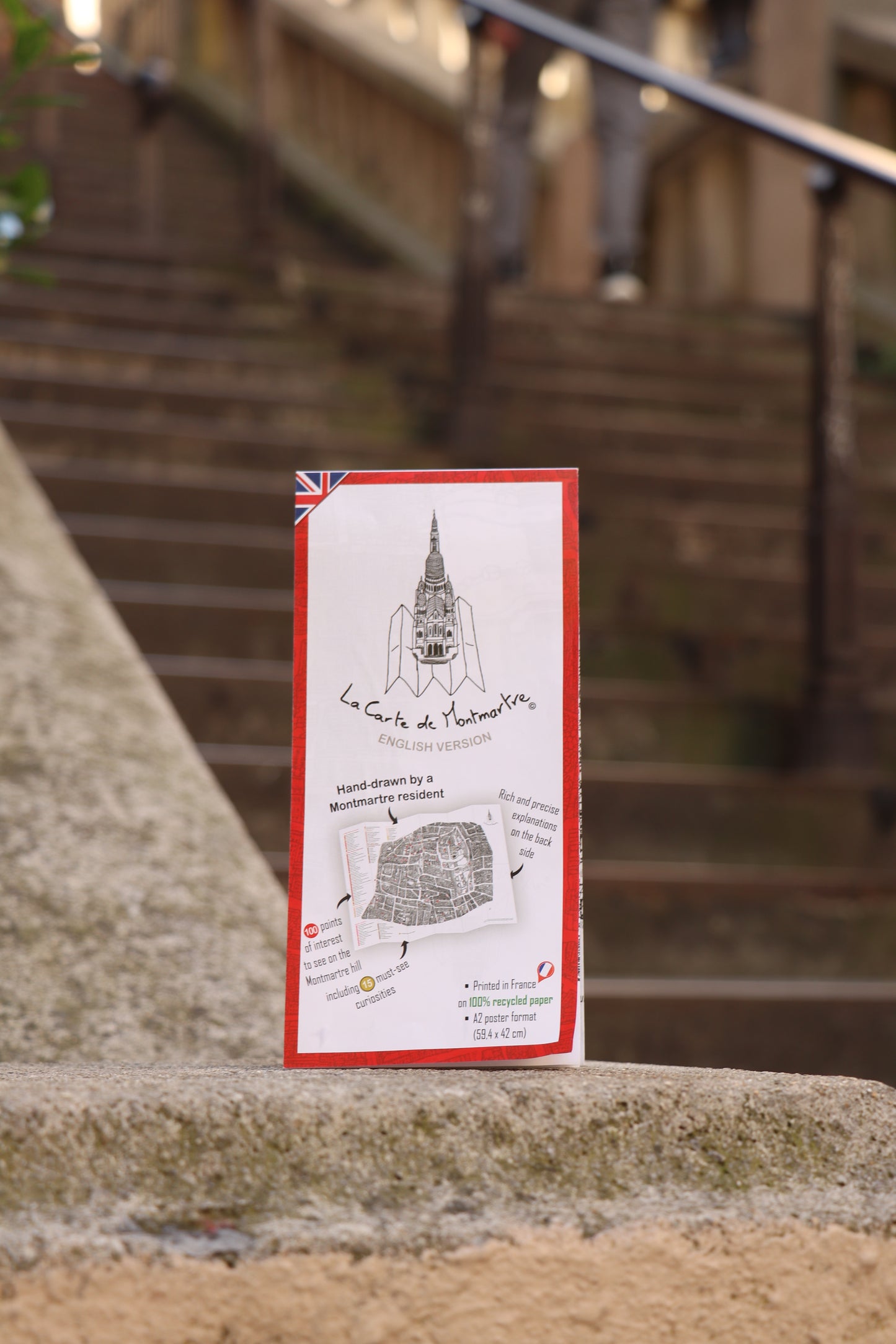 The Map of Montmartre - English Version
