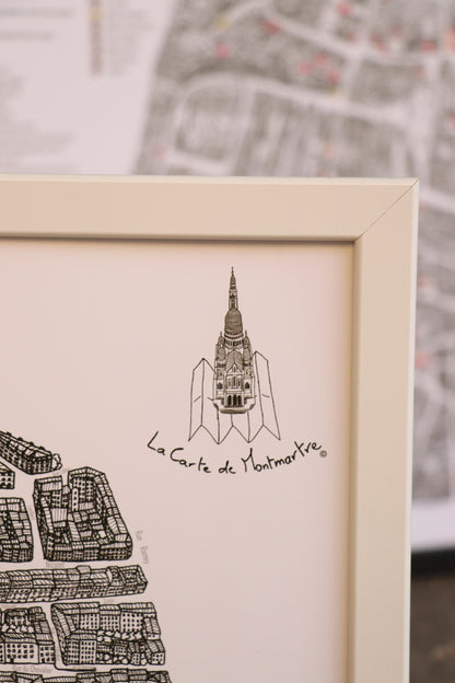 La Carte de Montmartre - L'Affiche
