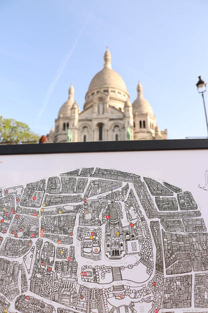 La Carte de Montmartre - L'Affiche