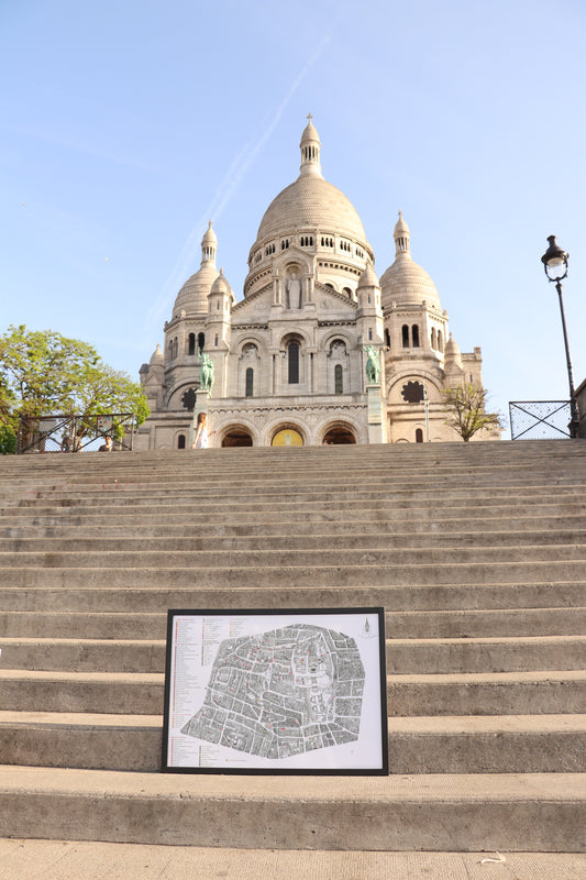 La Carte de Montmartre - L'Affiche