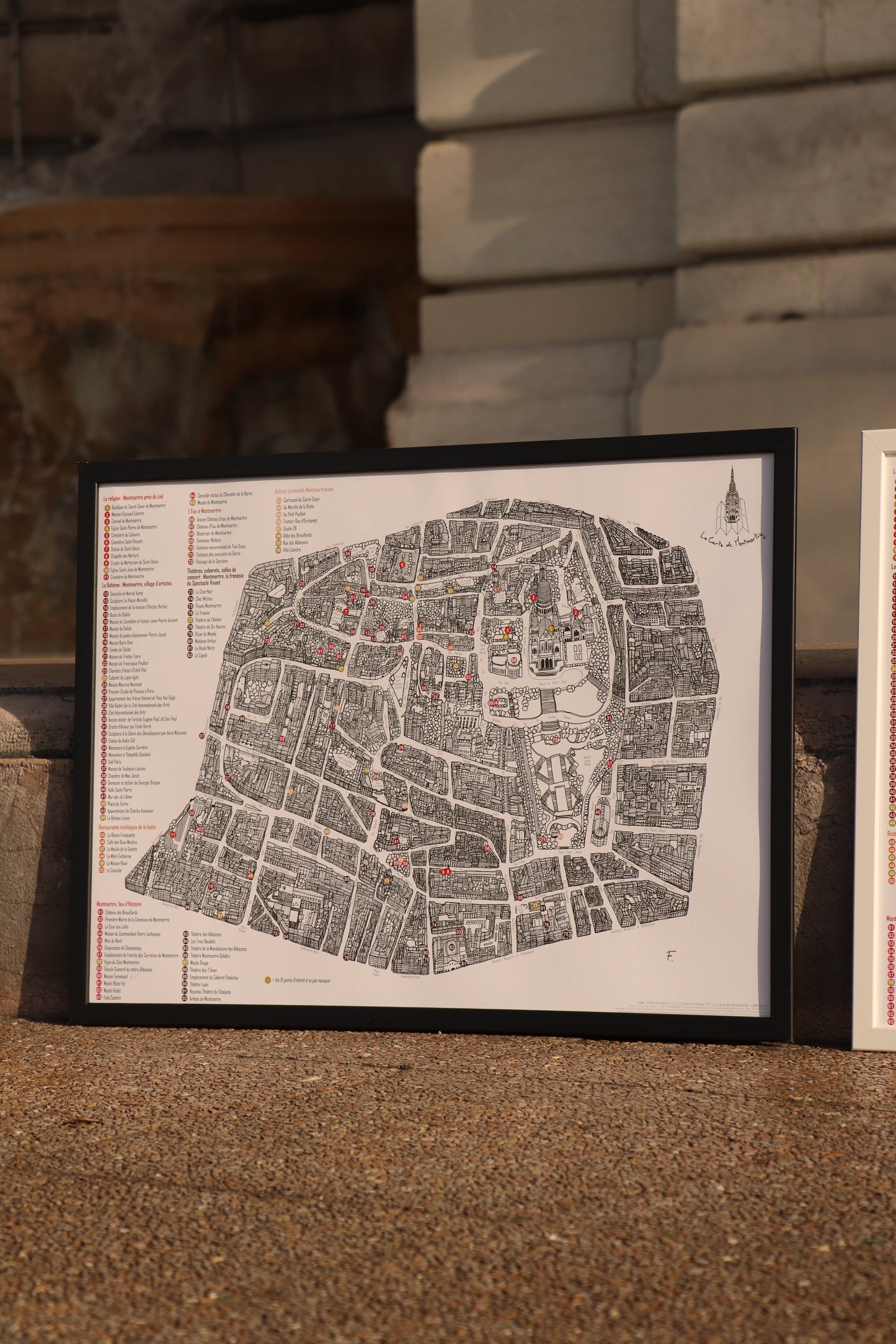 La Carte de Montmartre - L'Affiche