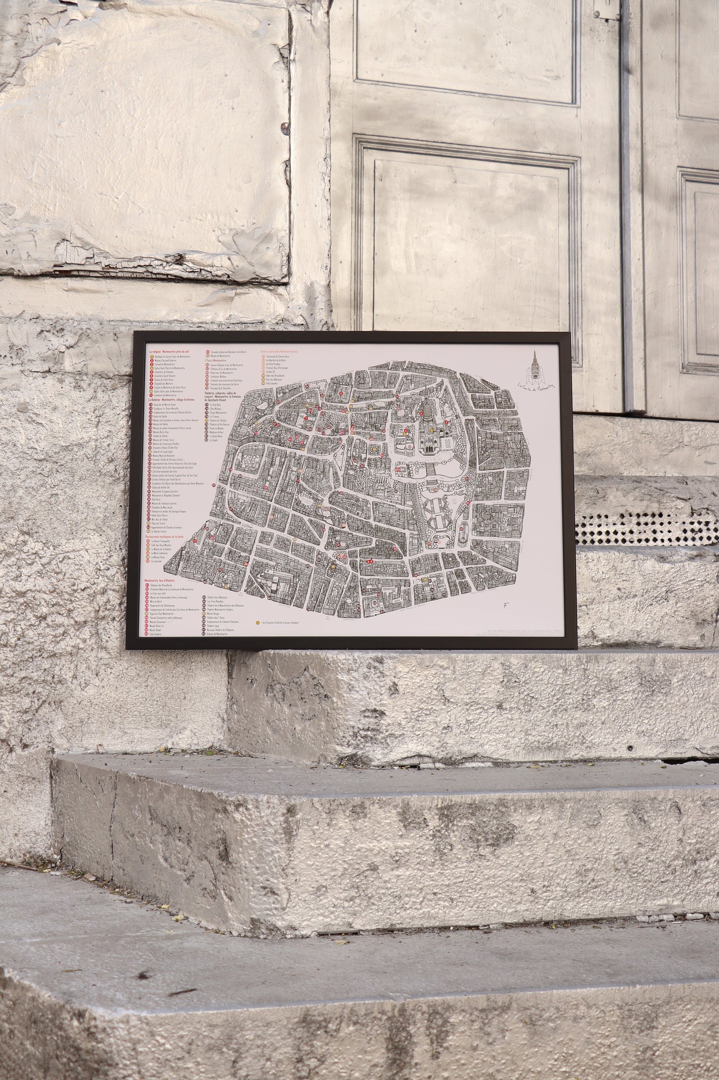 La Carte de Montmartre - L'Affiche